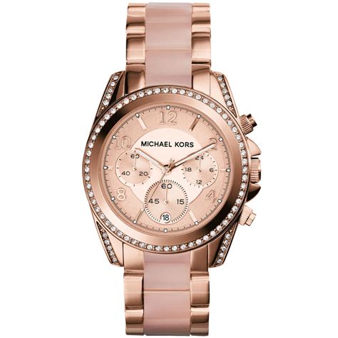 fake michael kors rose gold watch - rose gold mk watch women's.